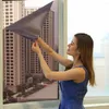 Fensteraufkleber PVC Sonnenschutzwärmeisolierung undurchsichtig explosionssicherer Buntglas No-Glue Decorative Living Privacy Film