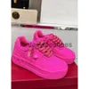 Valention para Walentynki projektant VT Valentine Shoe Rivet Buty Style Sneaker Ten sam kolorowy podesze białe męskie sport