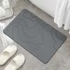 Tappetino da bagno slip asciugatura veloce per vasca da cucina pavimento bagno super assorbente diatomaceo