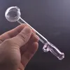 15cm Thick Pyrex Glass Oil Burner Pipe Colorful Men Penis Mouthpiece Hand Smoking Pipes Transparent Great Tube Oil Nail Tips