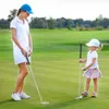 ゴルフパター右利きの練習クラブの取り外し可能なクラブをパッティングテレスコープ調整可能な子供大人240425