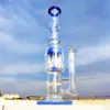 16 -calowy groźny bong 9 mm grubość ciężka lodowa galaretka Filtr Hookah Glass Bong Rig Rig Rett Water Bong 14 mm Warehouse US Warehouse