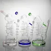 13 Inch Large Scale Heady Glass Bong Hookah Glass Bong Dabber Rig Recycler Steam Punk String Pipes Water Bongs Smoke Pipe 14mm Female Joint US Warehouse
