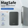 Dünne und leichte Magsafe Magnetic Wireless Power Bank 10000 mAh Digital Display Aluminiumlegierung Power Bank