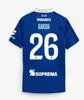 RC Strasbourg Alsace 축구 유니폼 24 25 Bellegarde Gameiro Ajorque Maillot de Foot 3rd 2024 2025 Mothiba Emegha Sahi Dion Diallo Djiku Delaine Bakwa 축구 셔츠