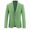Costumes masculins Business Casual Color Color Blazers for Men Single Breasted Slim Quatre Season High Quality Fabric Gentleman Terno Masculino