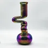 13 tum 9 mm tjocklek storskalig hård glas bong -tonad vattenpipa glas bong dabber riggåtervinning oregelbundet Bentover vatten bongs rökrör 14mm us warehouse