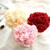 Decorative Flowers 6Pc Artificial Carnation 26cm Fake Silk Pink Flower For Mother's Day Wedding Bouquet Bedroom Party Decoration