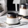 Tasses japonaises rétro en céramique tasse de café simple ménage stoare mi-après-midi petit déjeuner tasse tasse moderne couple guirland latte