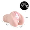 Altri oggetti di bellezza per la salute Qubanlv Mash Marbator Cup Toys for Men Marbation Resic Vagina Anal 2 In1 Succhiare Sexulaes Toys T240510