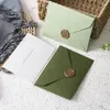 Geschenkverpackung Hochzeitspapier Business Supplies Bag Green 20pcs/Los für Speicher 16x12Cm Nachricht 300G Umschlag Einladungen Geschenkkasten Postkarten