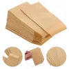 Presentförpackning brun små kuvert Kraftpapperskort för föremål för lagring 10 cm myntpengar