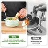 TEAWARE SETS MATCHA Whisk Tool Set Chasen Sifter Tea Scoop and Bowl gör tillbehör för nybörjare Lover Traditionell kultur