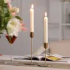 Candle Holders Modern European Metal Candlestick Shop Restaurant Atmosphere Prop Birthday Gifts Party Decorations Romantic Props