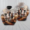 Herren Hoodies Labrador Jagd Grafik Sweatshirts Harajuku Modehund Jagd nach Männern