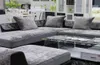 Serviette de canapé gris Four Seasons Couvre de canapé en cuir antiside en cuir de style européen couvercle de canapé-couverture moderne peut personnaliser 2012213568002