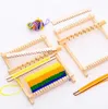 Diamond Painting 1Set a mano in legno in legno Strumenti kit loom kit fai -da -te set messiccia artigianale sciarpa a mano maglieria per bambini multifunc2973165