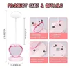 Table Lamps Press LED Desk Lamp With USB Charging Port And Pen/Phone Holder Rechargeable Study For Teens Pink