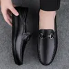 Sıradan Ayakkabı 2024 Sneakers Loafer Erkekler Orijinal Deri Slip-On Moccasins El Yapımı Erkek Açık Mekan Drive Walk Luxury Leisure