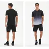 Coix de survêtement masculins Séchage rapide Sports Publics Fitness Wear Ice Silk T-shirts Ments à manches courtes COURANTES CORSS