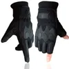 Radsporthandschuhe im Outdoor-Motorrad-Mountainbike Vollfinger halbe schwarze Anti-geschnittene Anti-Rutsch-Bergsteiger