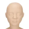 Mannequin Heads Half Body Soft Massage Model Makeup/Eyebrow Design Praining Training Dummy Head and Shoulder Doll Q240510