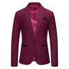 Men's Suits Color Blocking Suit Jacket Business Korean Version Trendy Casual And Handsome Top Single
