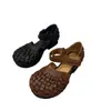 Chaussures décontractées Birkuir Big Head Sandales tissées pour femmes boucle à crochet douce Luxe Luxur