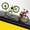 Dekorative Figuren Mini Fahrradmodell 1:10 realistische Formlegungslegierung Downhill Mountainbike Spielzeug Geburtstagsgeschenksimulation Erwachsener