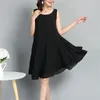 Robes décontractées robe coréenne Femme Summer Giffon plus taille de tenues sexy de taille