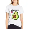 Polos pour femmes femmes mamacado grossesse mère mignon avocat fruit maman enceinte maman plus taille tops vêtements esthétiques femmes surdimensionnées