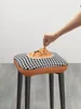 Stuhlabdeckungen moderne leichte Luxusquadratschusterabdeckung Stretch Set Schlafzimmer Kommode Make-up-Bank