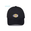 American Street Fashion Brand Kith Cartoon Letter Broidery Top Soft Top Double-couche Baseball High-Und Cap pour hommes et femmes