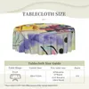 Table Cloth Round Wassily Kandinsky Tablecloth Waterproof Oil-Proof Covers 60 Inch Russian Painting Art