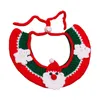 Colliers de chien tricot collier de chats de vacances santa claus pour et Noël habiller des cravates à la main