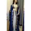 Vêtements ethniques Black Dubai Marocain Kaftan Georgette Robe Jilbab Arab Fashion Trendsl2405