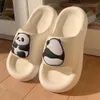 Zomer Kawaii Panda Slippers Home Eva Cloud Feel Slides Women Men Men Plus Size Animal Shoes Non-Slip House Slipper 240510
