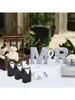 Gift Wrap 50pcs Wedding Favor Boxes Small Party Bride And Groom Candy ForDress Tuxedo