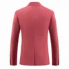 Costumes masculins Business Casual Color Color Blazers for Men Single Breasted Slim Quatre Season High Quality Fabric Gentleman Terno Masculino