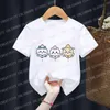 Enfants Tshirt Cchiikawas Kawaii Cartons d'enfants Tee Shirts Anime Clothes Clothes Boy Girl Tops Cute Expression Coupte à manches courtes 240510