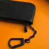 10A Denim Series Designer Wallets Men's Women's Zipper Wallets Coin Purses Denim Mini Wallets Key Purses Card Clip Wallets Long Zipper Wallets Clutch Bag M81031 Black