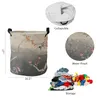 Bolsas de lavanderia Pintura chinesa Plum Blossom Landscape Besta dobrável Cesta de grande capacidade Organizador de armazenamento à prova d'água Bolsa de brinquedo infantil