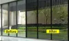 Adesivos de janela 60 200cm Black Silver One Way Solar Mirror Film Privacy Anti -UV Building Shop Reflexive Auto Adhesive Glass