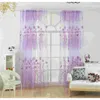 Kurtyna 200 x 100 cm dekoracje okien Tiul Sheer Curtains MultiColor for Home Voile