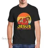 Herren T-Shirts Männer Kleidung Jesus hat Ihren Rücken Jiu Jitsu Vintage Christian Kurz-Slv Tops Männlich Kawaii Kleidung übergroße T-Shirt Ropa Hombre T240510