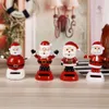 Bevorzugung Solarparty Abs Car Ornamente angetrieben WeihnachtSornamente Geschenk Dancing Santa Claus Snowman Toys Dashboard Dekoration Bobble Dancer 902