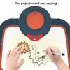 Barn Led Projector Suitcase Art Drawing Table Toy Kids Paint Set Education Learning Art Paint Tool Toy for Boys Girls Gift 240510