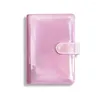 A5/A6 PU Macaroon Laser Glittter Loose-Leaf Cover Binder Dairy Notebooks Hard Refill Journal Travelers Notebook