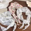 الشعر باندانا رأس وشاح kerchief الأنيقة دانتيل العنق الأزياء