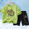 Ensembles de vêtements Baby Boy Summer Clothing Set Childrens Cartoon Space T-shirt + Shorts lâches Set 2pcs Set Youth Sportswear Setl2405